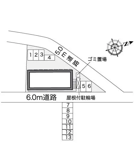 ★手数料０円★松江市西津田４丁目　月極駐車場（LP）